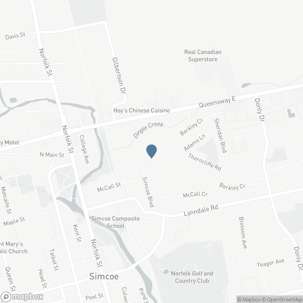 36 GIBSON DRIVE, Simcoe, Ontario N3Y 3L3